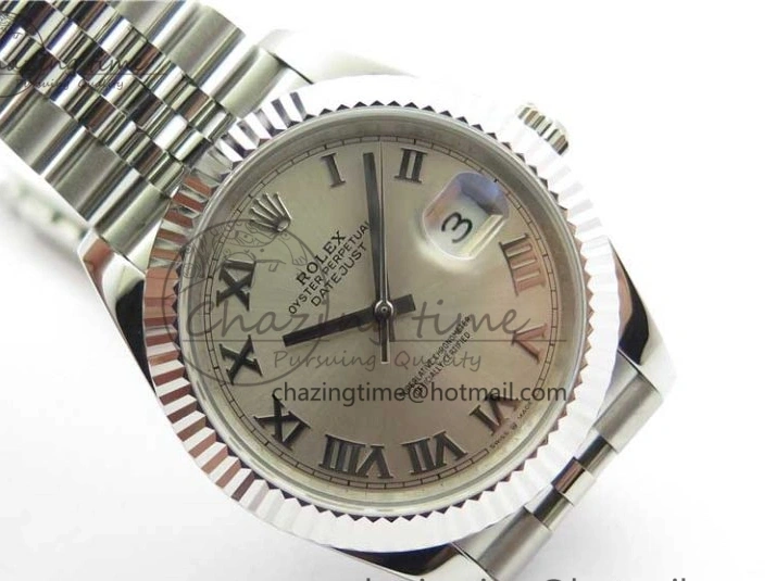 MiroTime 0112 Snug DateJust 41mm 126334 SS BP Maker 1:1 Best Edition New Version Silver Roman Dial on Jubilee Bracelet 3032